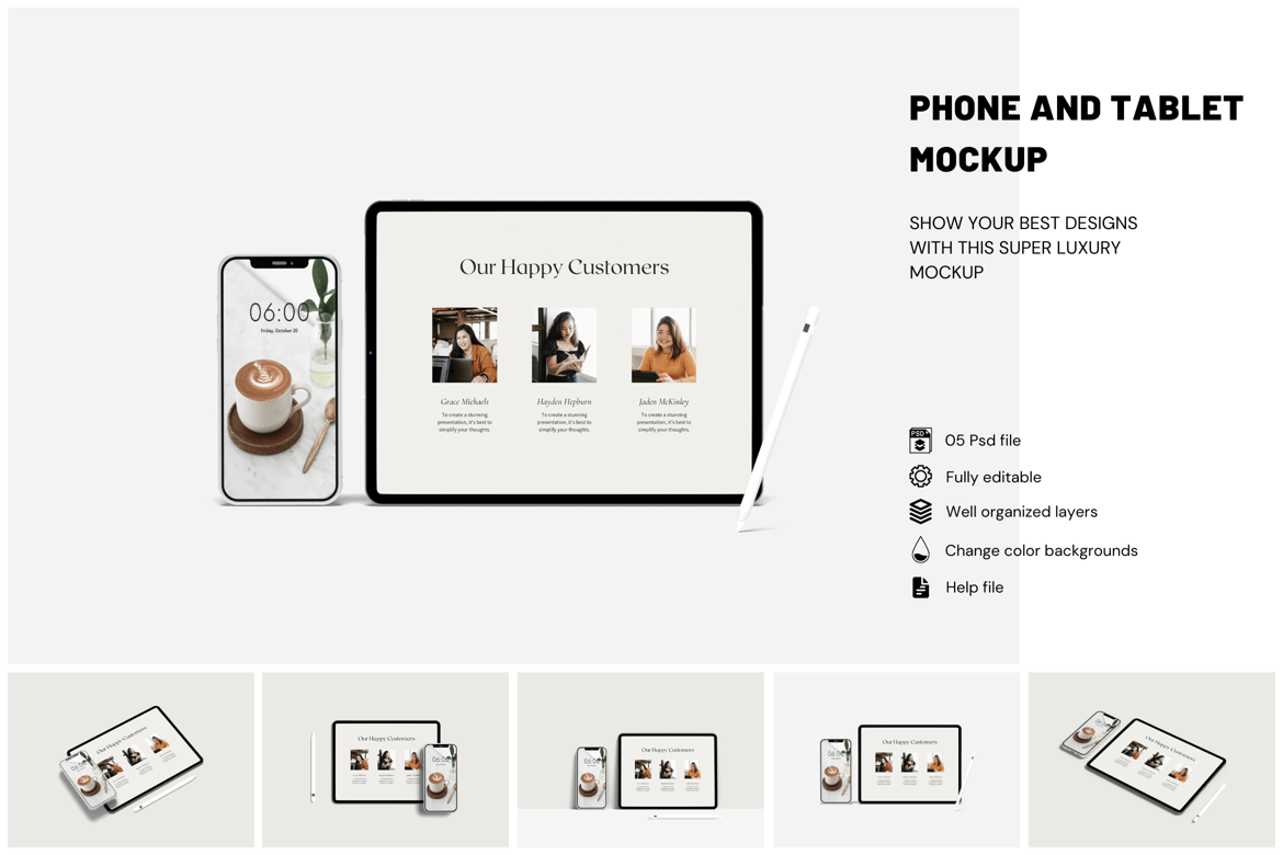 Phone And Tablet Mockup（339294）-技能树